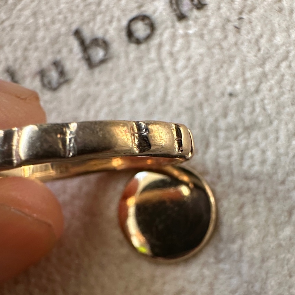 bluboho 10K Solid Gold Women's Ring - Picture 4 of 7